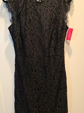 Xhilaration- Women’s Black Lace Sheath Dress
